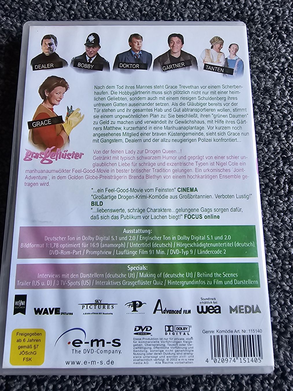 Tutti i DVDs: Grasgeflüster (22170) – Usato da Ruswil venduto da jan_bxl5 1