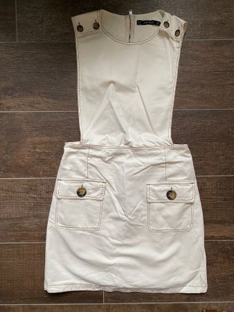 ZARA 🤍 robe salopette échancrée NEW! M