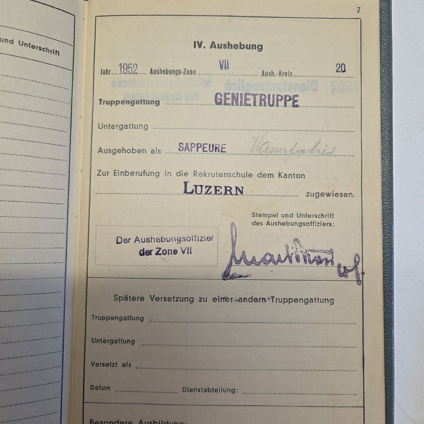 Documents: Dienstbüchlein CH Armee – D'occasion à Stans par Ducati16 2