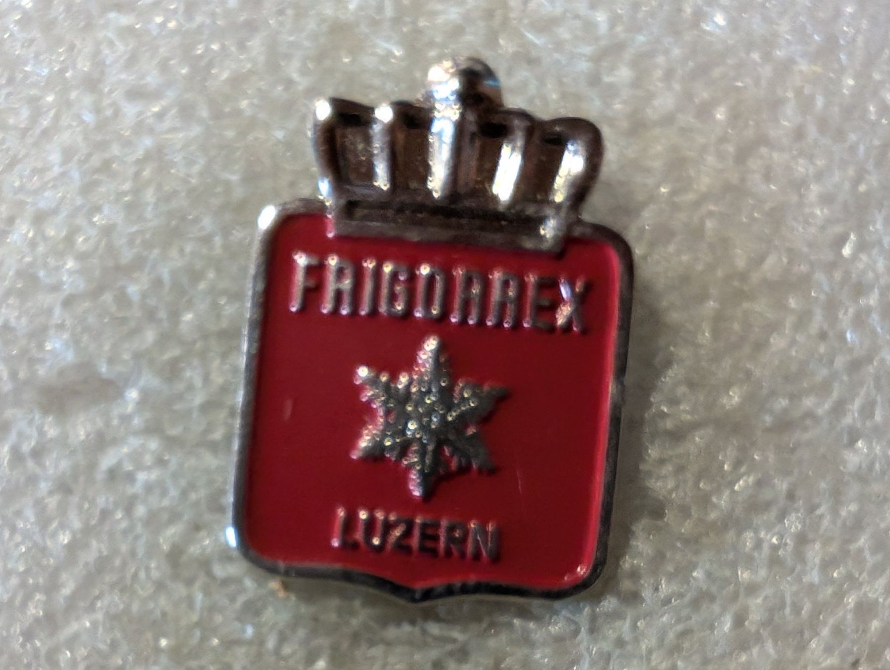 Placchette & Badge: Ansteckpin 158: Frigorrex Luzern – Usato da Oppligen venduto da Pin-Fall-Shop