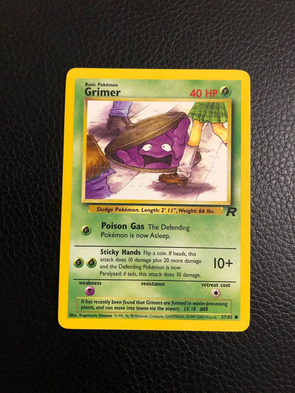 Pokémon Cartes à collectionner: Team Rocket Grimer 57/82 Ab 1 – D'occasion à Paradiso par Pkmn10