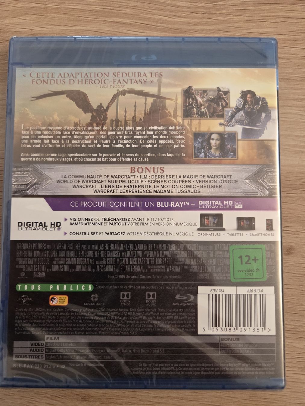 Alle DVDs: Warcraft le commencement  – Neu und originalverpackt aus Tramelan von mic_5lzm 1
