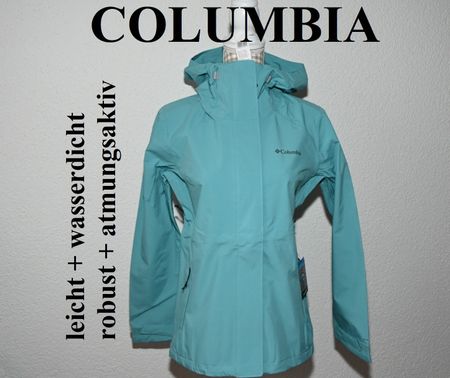 XL NEU 154 Fr Columbia Wanderjacke Regenjacke Sportjacke Top