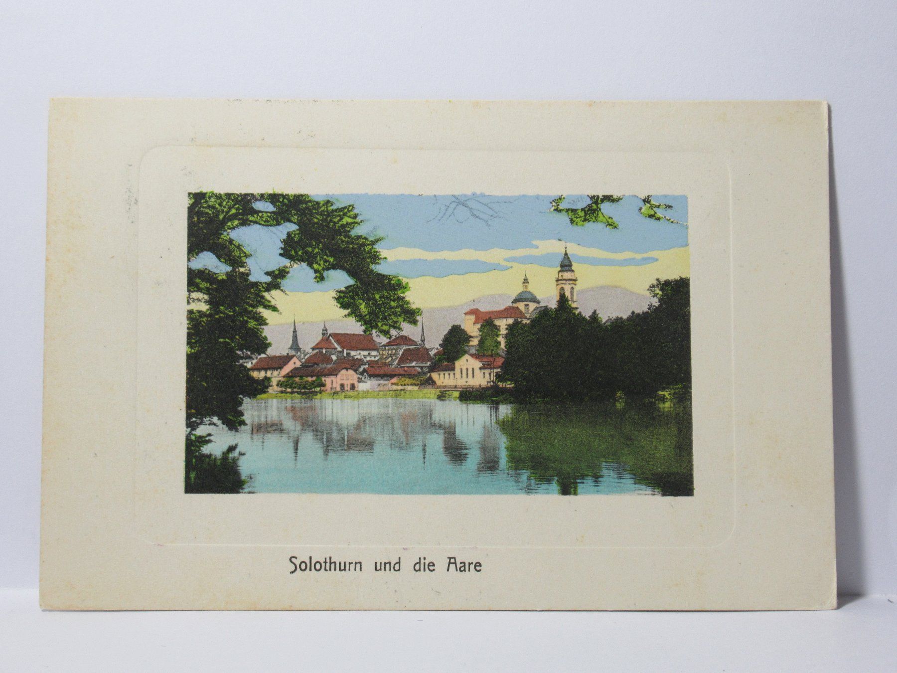 Cartoline postali: Solothurn und die Aare 1911 – Usato da Grenchen venduto da Bluemchen1900