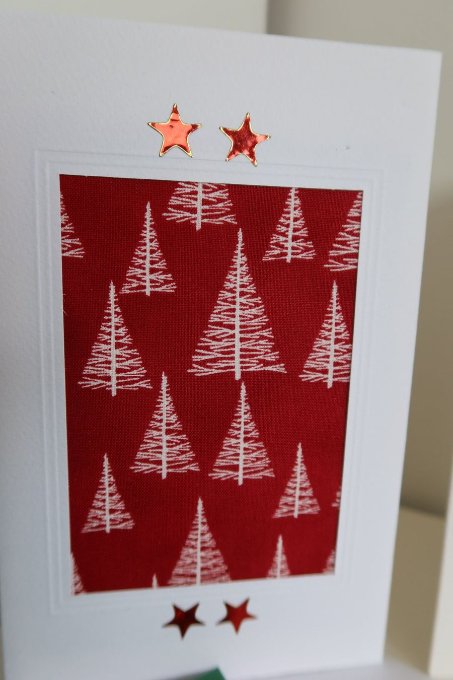 Cartoline: Set: 3 Weihnachtskarten mit Stoff (Doppelkarten/Kuverts) NEU – Nuovo e nell'imballaggio originale da Zürich venduto da Piki7 1