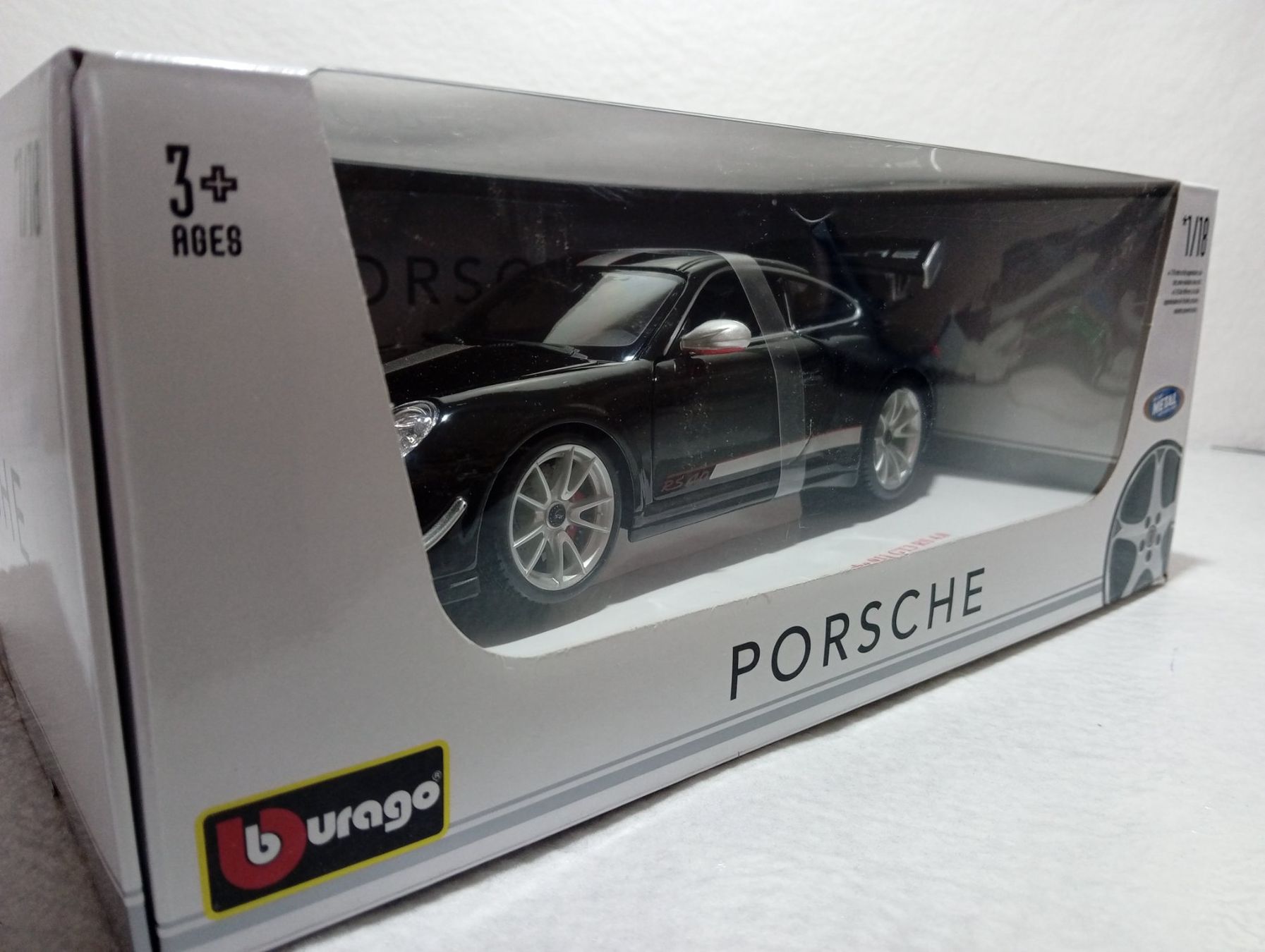 Bburago Modellini d'auto: Porsche 911 GT3 RS – Nuovo e nell'imballaggio originale da Huttwil venduto da Secondtrain 2