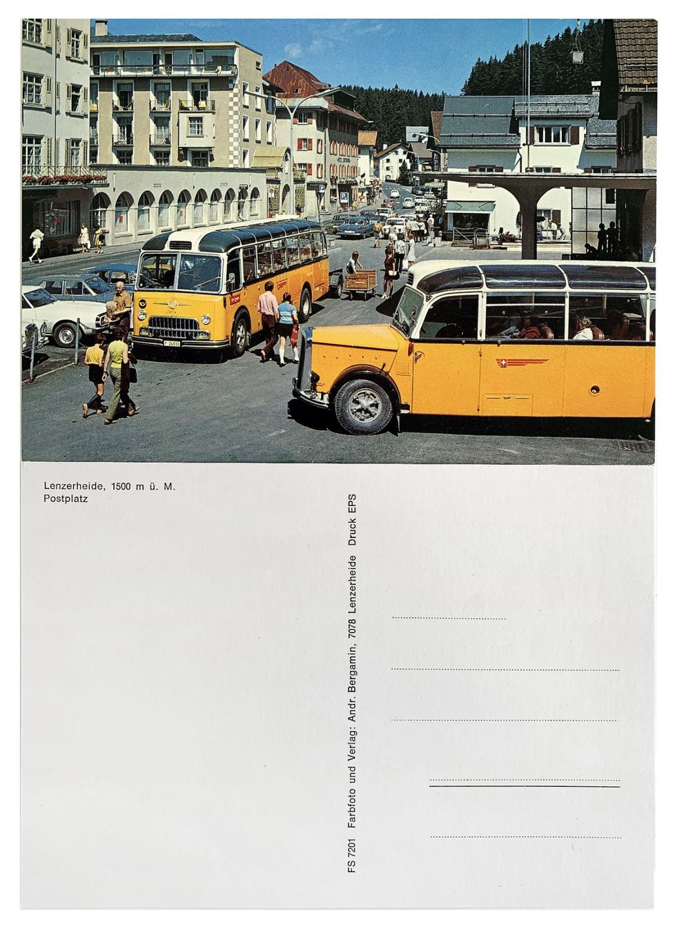 Cartoline postali: Lenzerheide Vaz Obervaz Post Postauto FBW C40U Saurer L4C – Nuovo (secondo la descrizione) da Bern venduto da AWiBe