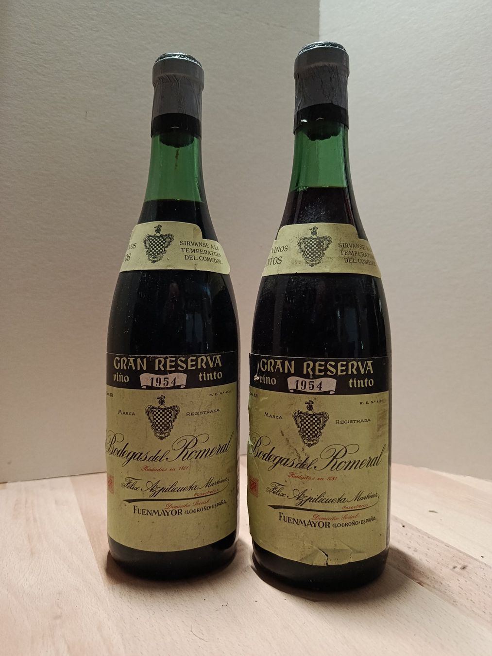 Vino: 2 Flaschen Bodegas Pomeral 1954 – Nuovo e nell'imballaggio originale da Mörschwil venduto da Erwin8242