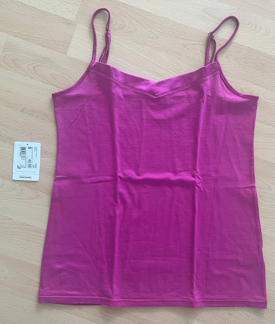 Calida Altra biancheria intima: CALIDA Spaghetti-Top CATE orchid flower, Gr. S – Usato da Zürich venduto da fbsm