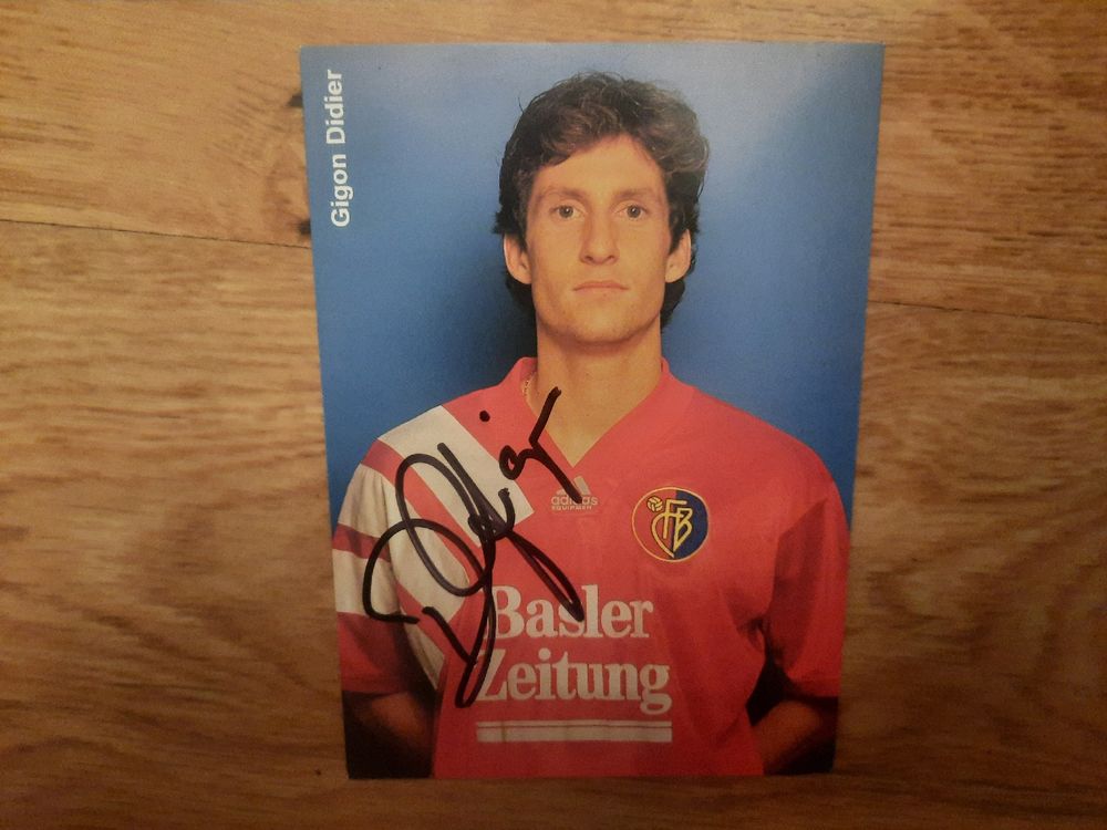 Didier Gigon / FC Basel , FCB , orig. Autogrammkarte (Gebraucht) in ...
