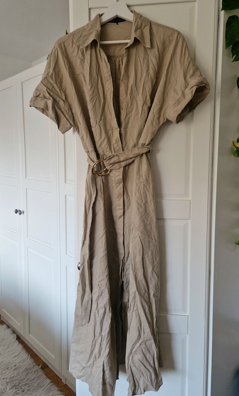 Zara Vestiti: Neu - Zara Kleid in Beige/hellbraun, Gr. S – Nuovo (secondo la descrizione) da Fislisbach venduto da mgr_yy8b