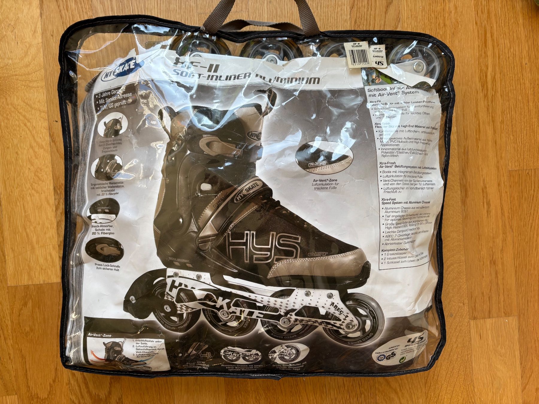 Pattini in linea & Pattini a rotelle: Inline Skates Grösse 45 * neu! – Nuovo (secondo la descrizione) da Basel venduto da AufeinenBlick 1