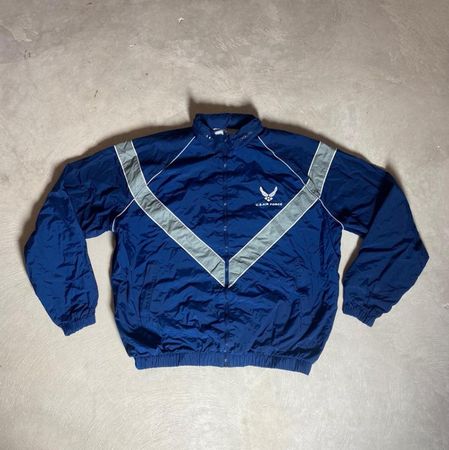 Veste U.S. Air Force Bleue Vintage, Taille XXL, Imperméable