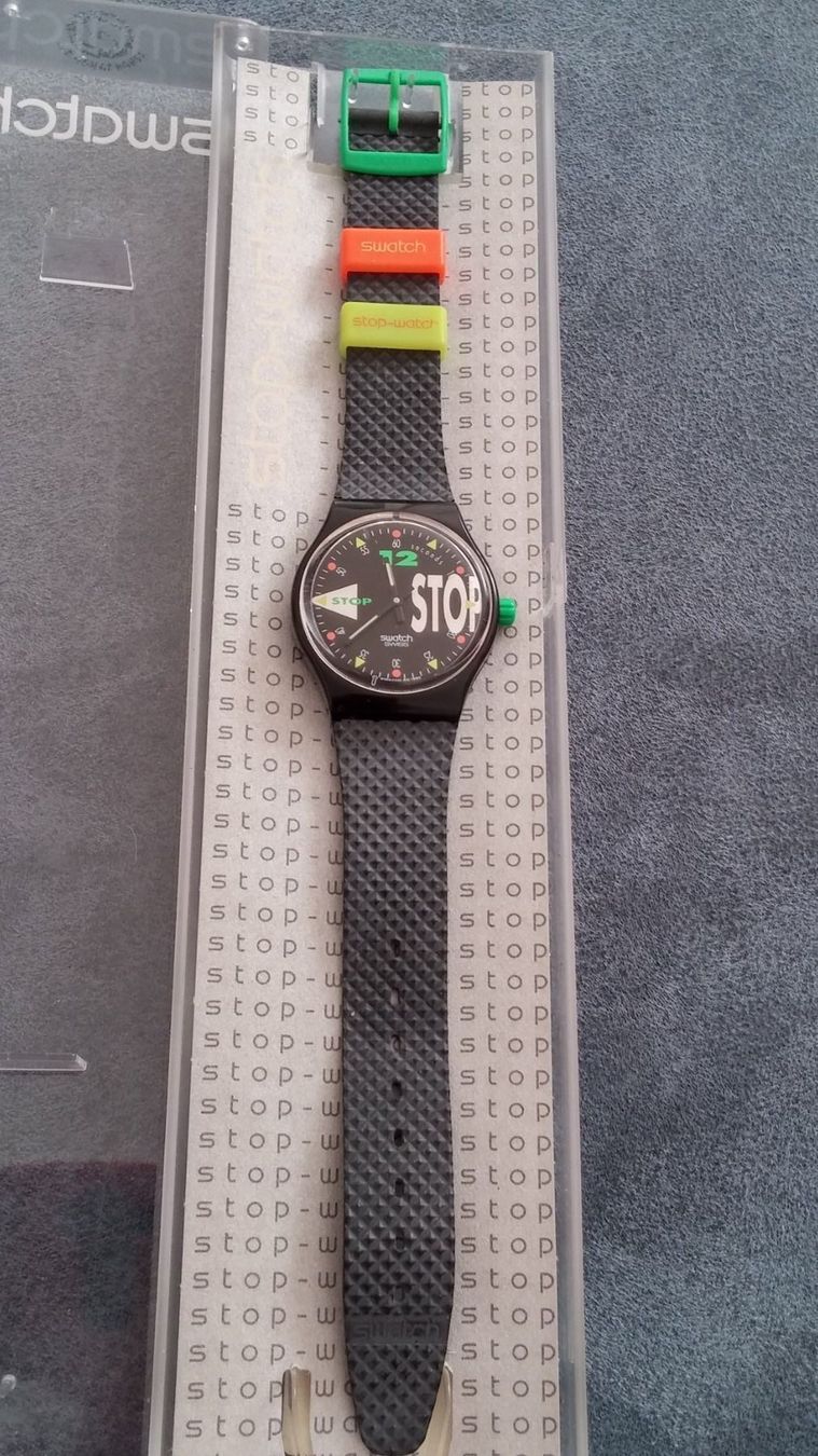 Swatch Orologi: Swatch stop-watch Nightshift Sammleruhr – Nuovo (secondo la descrizione) da Zürich venduto da sendbad 1