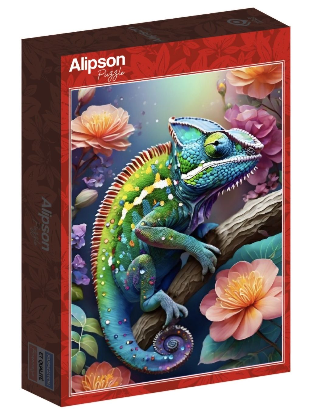 Puzzles: Alipson Puzzle "Chamäleon mit Blumen" 500 Teile – Neuf (Voir description) à Bütschwil par Taranabo