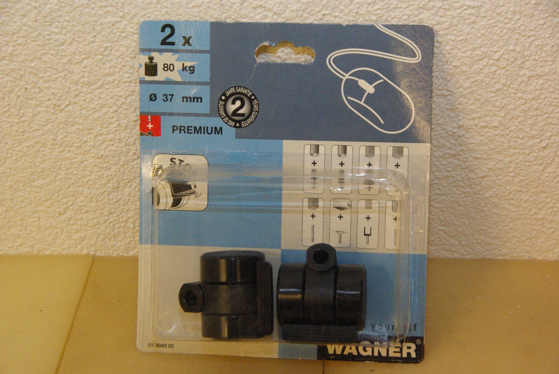 Wagner Sonstiges zum Lager & Transport: Stuhl / Möbelrollen mit Stopper, schwarz – Neu und originalverpackt aus Herisau von Cevianer1844