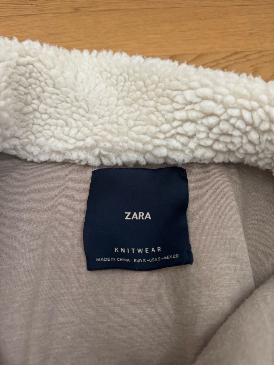 Zara Giacche: Zara Teddy Jacke, Grösse S, Beige – Usato da Wittenbach venduto da Apicel 2