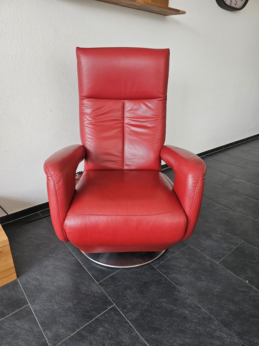 Poltrone: Ledersessel rot – Usato da Mellingen venduto da Business82 2