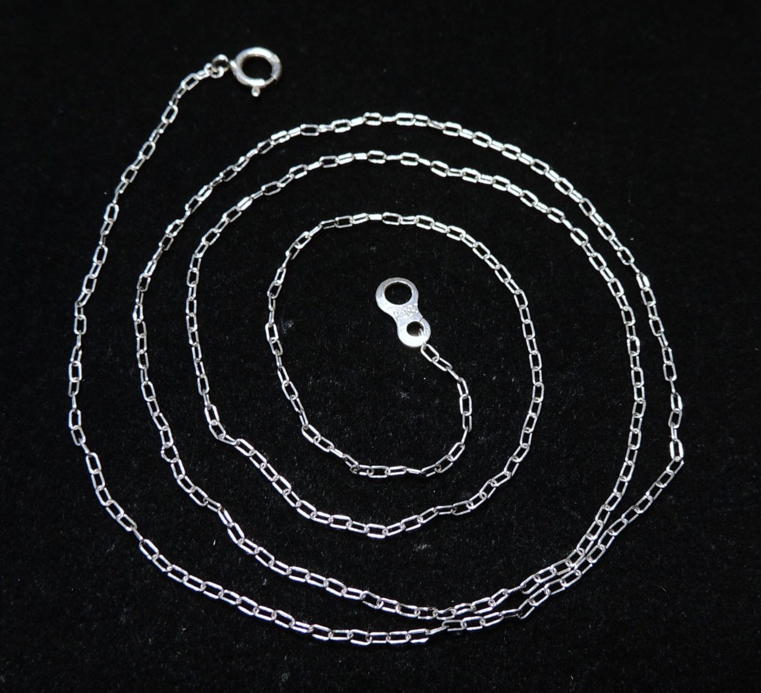 Ketten: Silber 925 Halskette 49 cm / 1,0 mm – Gebraucht aus Waldenburg von schaller707 1