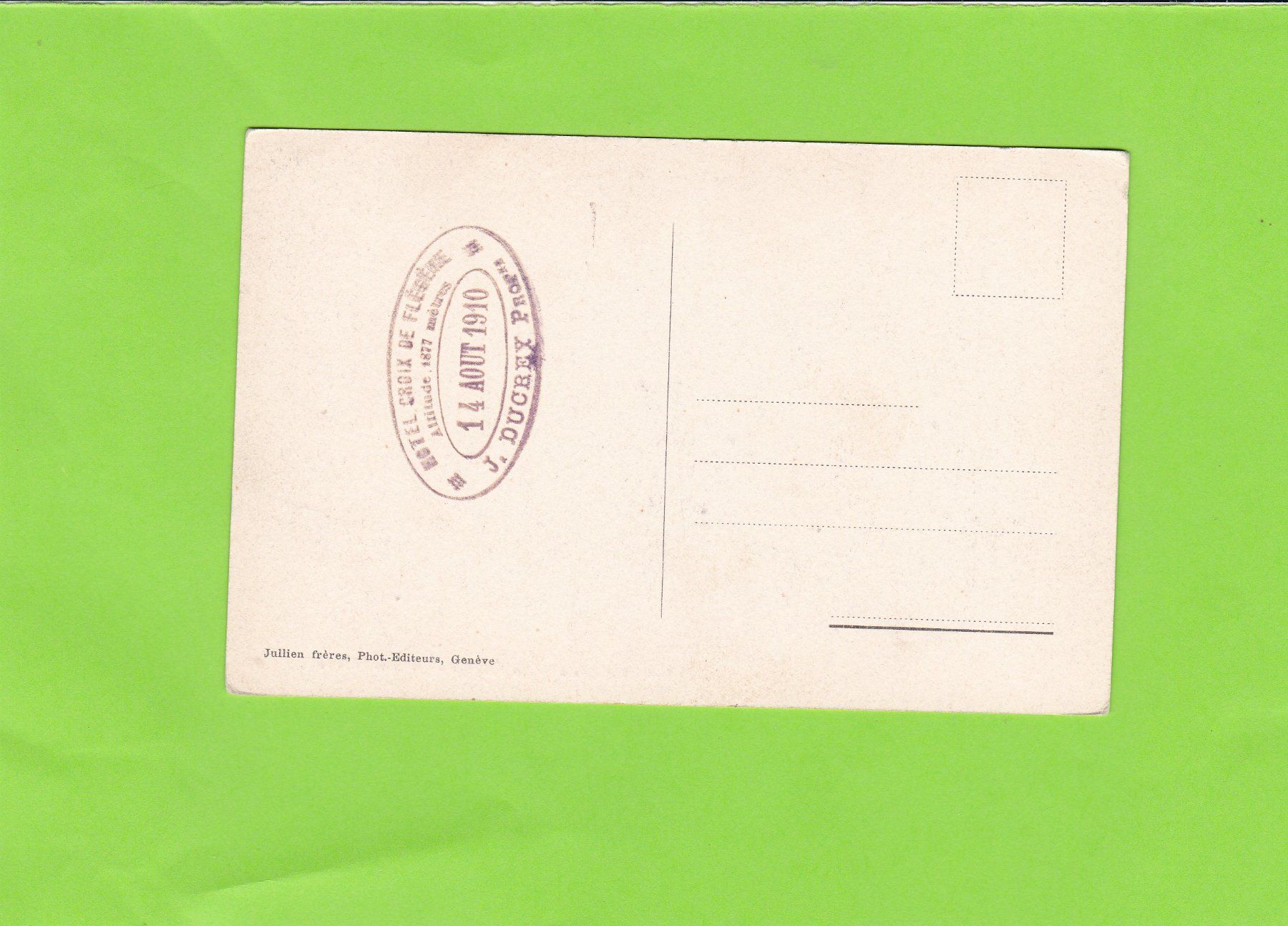 Cartoline postali: Chamonix-La Flégère – Usato da St. Peterzell venduto da neckertal 1