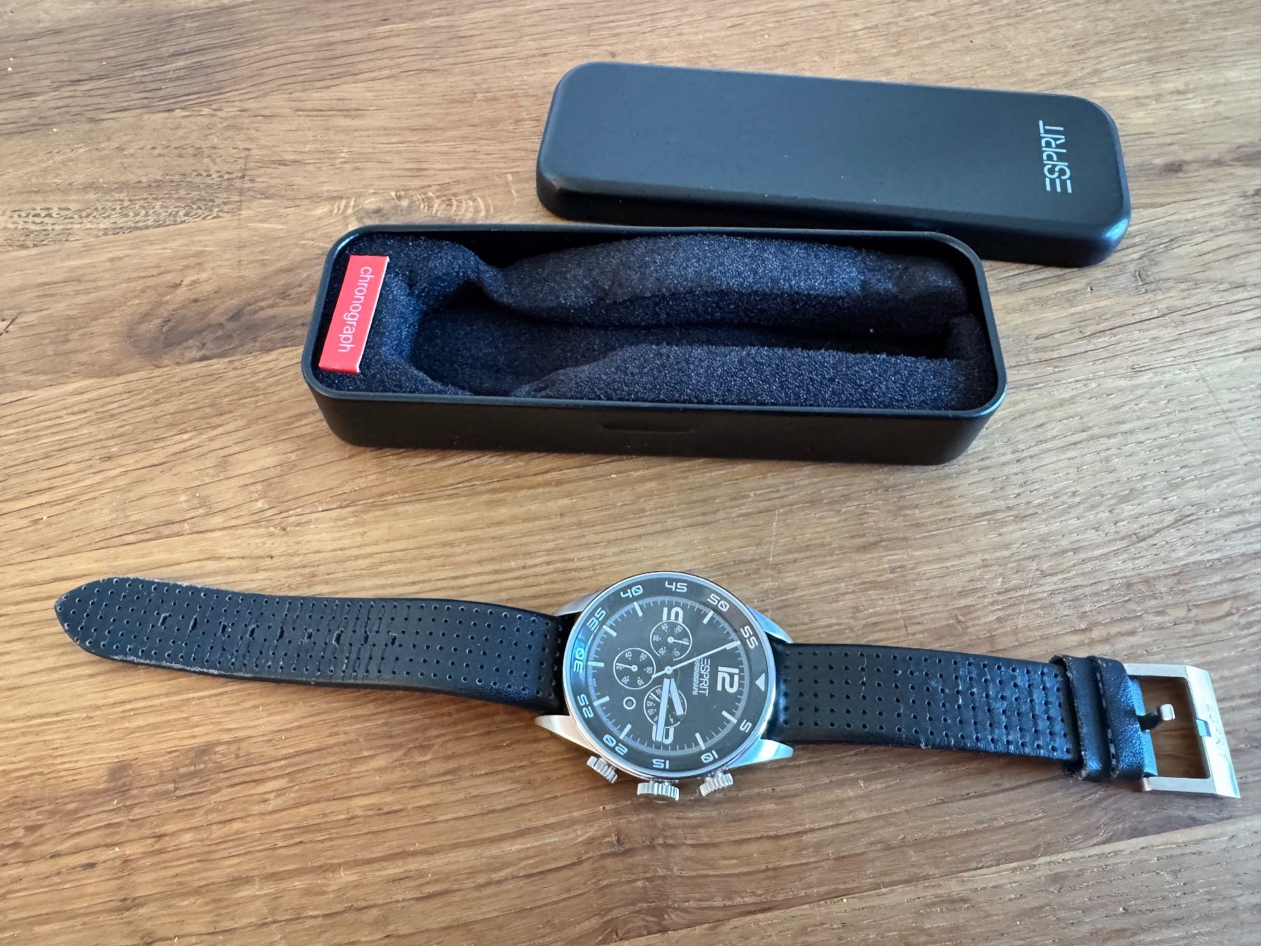 Esprit Uhren: Esprit Herrenuhr Chronograph schwarz – Neu (gemäss Beschreibung) aus frauenfeld von tia01 1