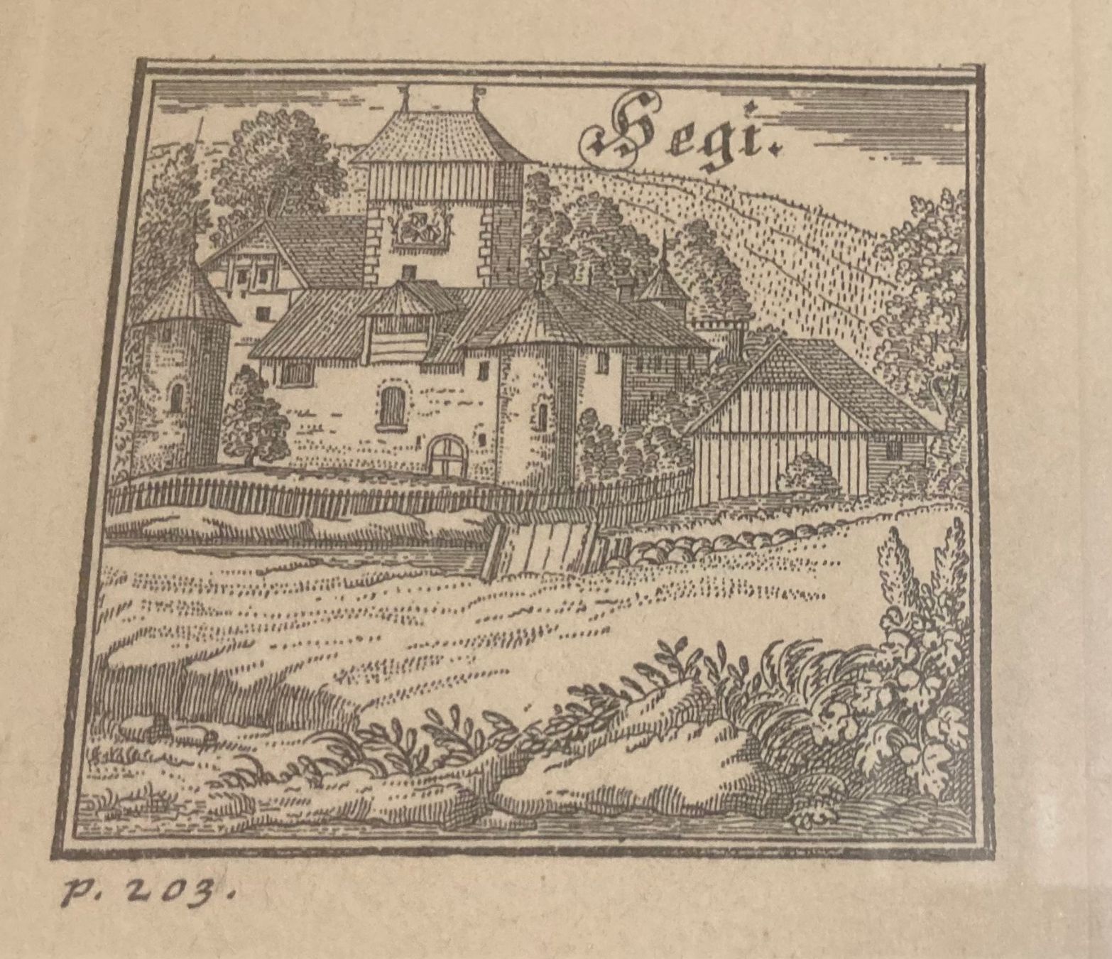 Stiche: Kleiner Stich "Hegi" – Gebraucht aus Baden von Polystyreneman 1