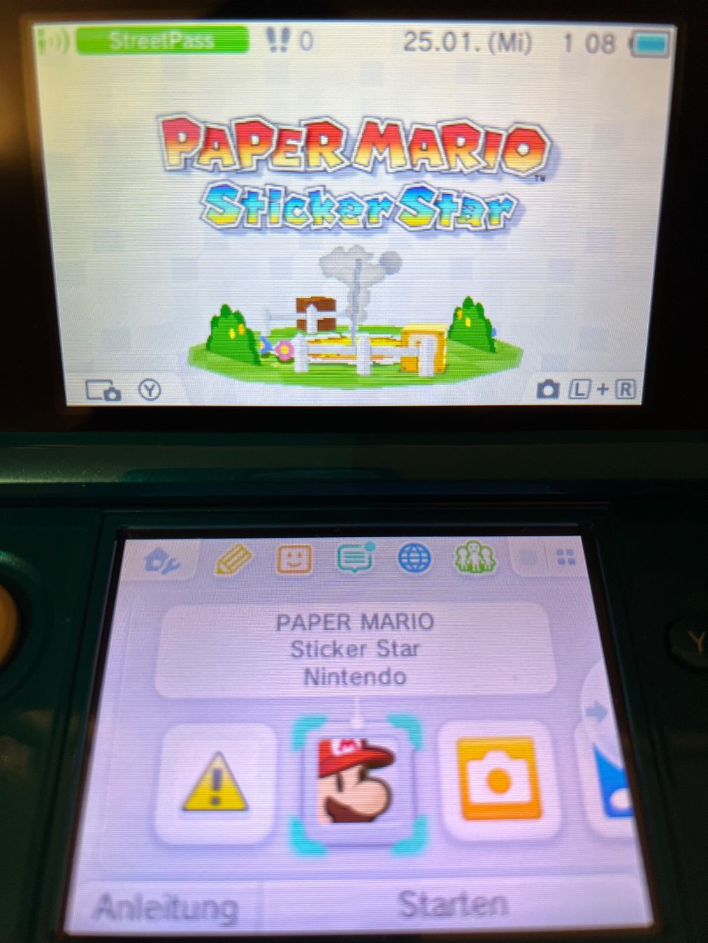 Nintendo Giochi: Paper Mario Sticker Star 3DS | Deutsch – Usato da Langenthal venduto da MrIgetAround 2