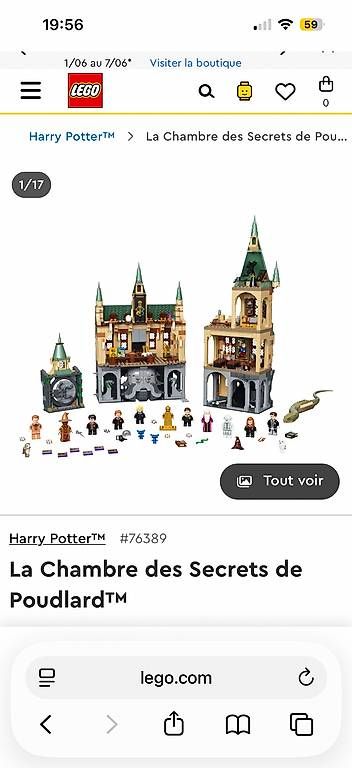 Giocattoli: Lego Harry Potter Ensemble Chambre des secrets – Usato da Petit-Lancy venduto da simdaph 2