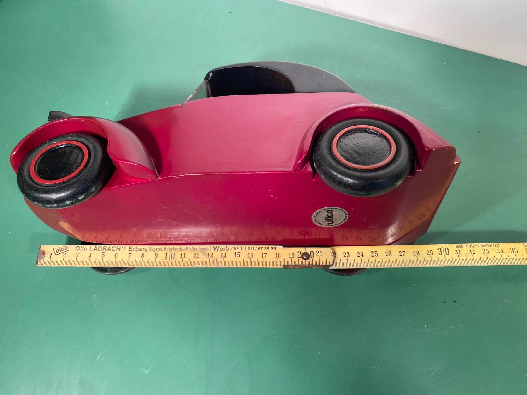 Vilac Giocattoli: Vilac 2CV Holzauto Döschwo 30cm Aroutcheff – Usato da Bern venduto da ToysPlusVintage 8