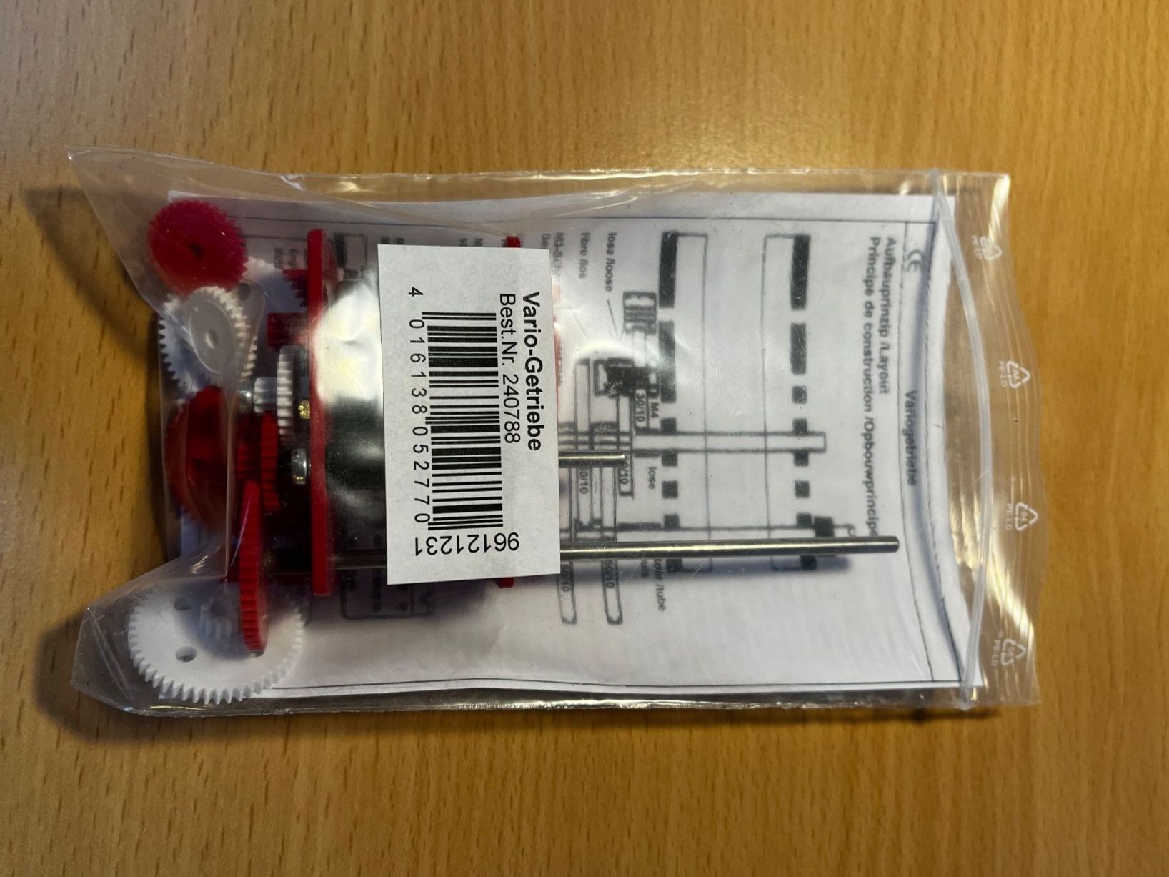 Spielzeuge: Vario-Getriebebausatz mit DC-Motor 3V – Neu (gemäss Beschreibung) aus Biel/Bienne von Daenu21