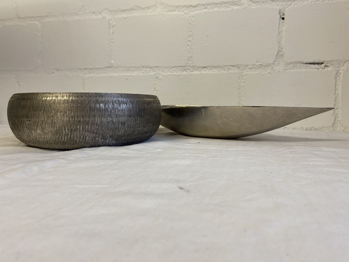 Ciotole: Edle Schalen, Metall-Design, 2er Set, Deko-Objekte, Top – Usato da sursee venduto da trilli-tralli 2