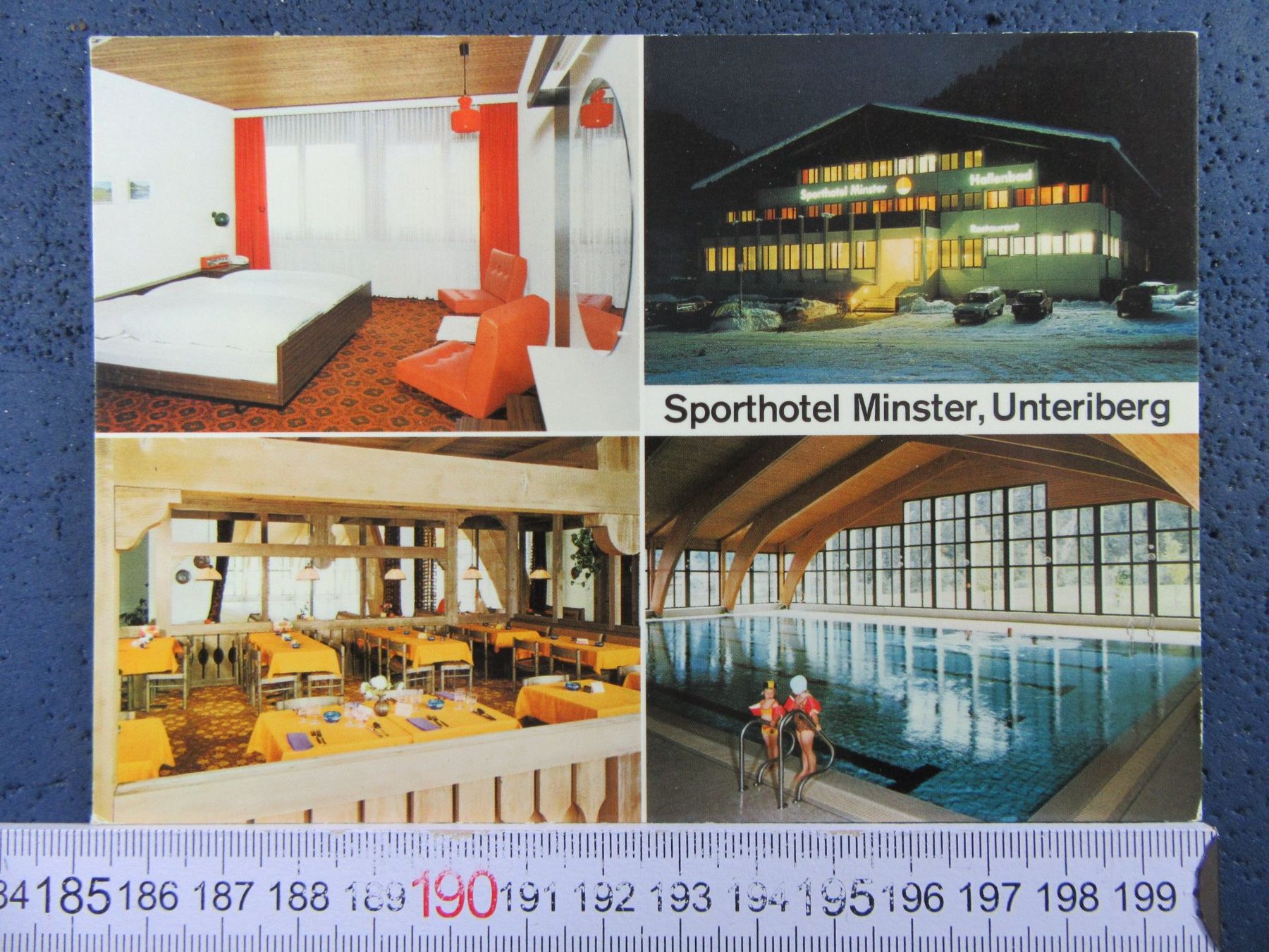 Cartoline postali: UNTERIBERG SPORTHOTEL MINSTER SZ AK – Usato da Ettingen venduto da Hausi4711