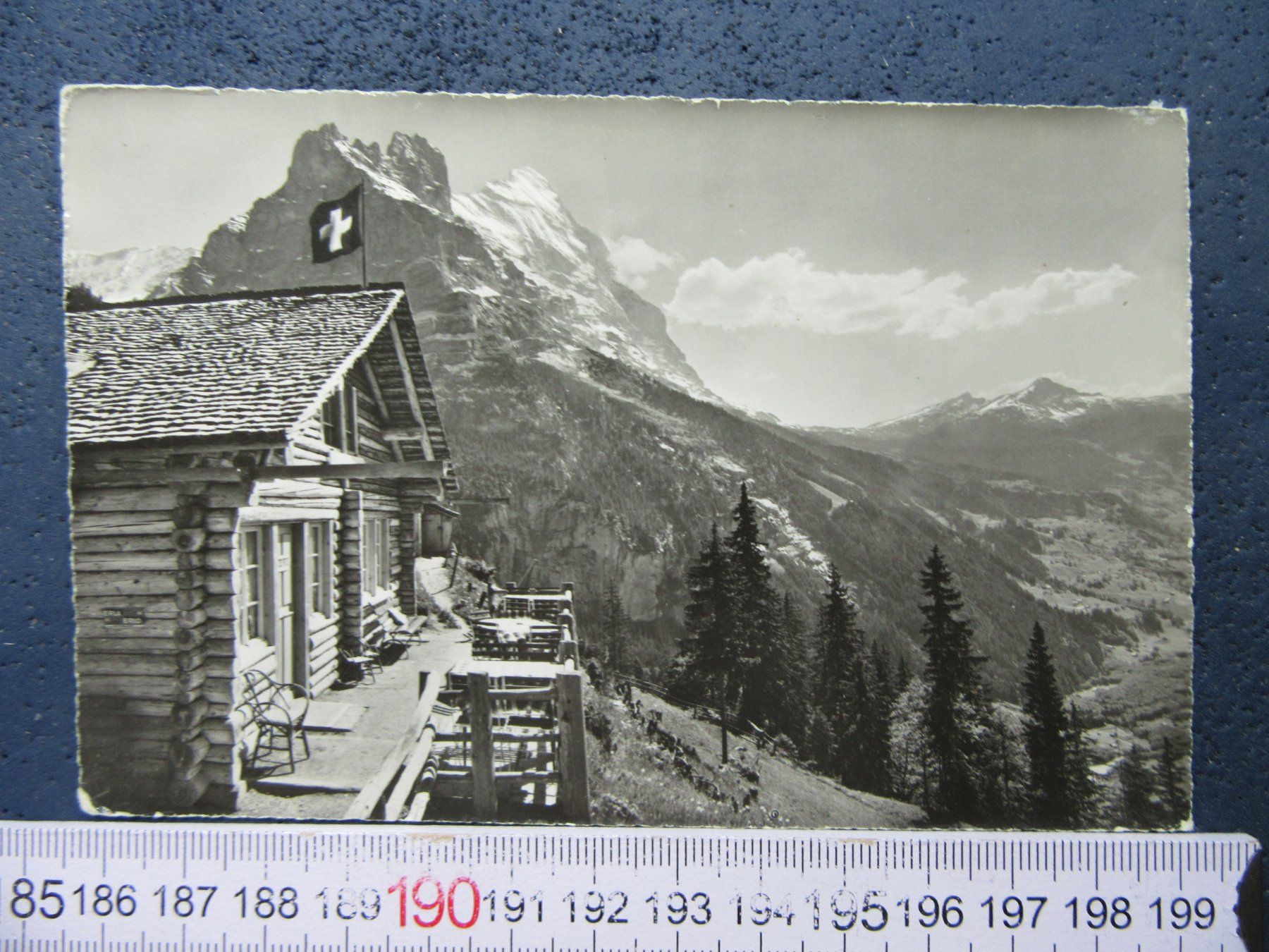 Ansichtskarten: PFINSTEGG RESTAURANT MIT EIGER BEO AK GRINDELWALD – Gebraucht aus Ettingen von Hausi4711