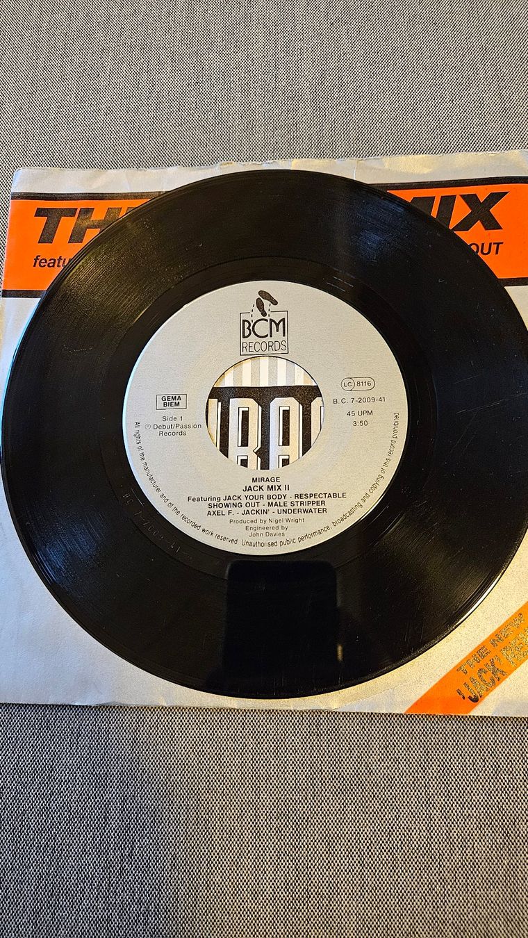 Dischi in vinile: Mirage: Jack Mix II 7" Vinyl – Usato da Männedorf venduto da egl_nfg9 2