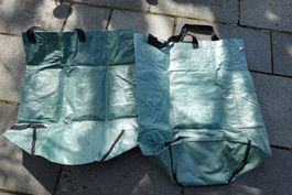 2x Gartenabfallsack Laubsack Gartensack plastifiziert