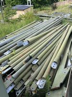 Massive Stahlträger & Rundrohre (verzinkt)