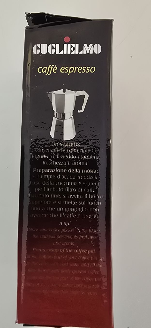 Cibi & Specialità: Caffè Guglielmo Espresso - Miscela pregiata classico - 250g – Nuovo e nell'imballaggio originale da Bioggio venduto da Swisscup 3