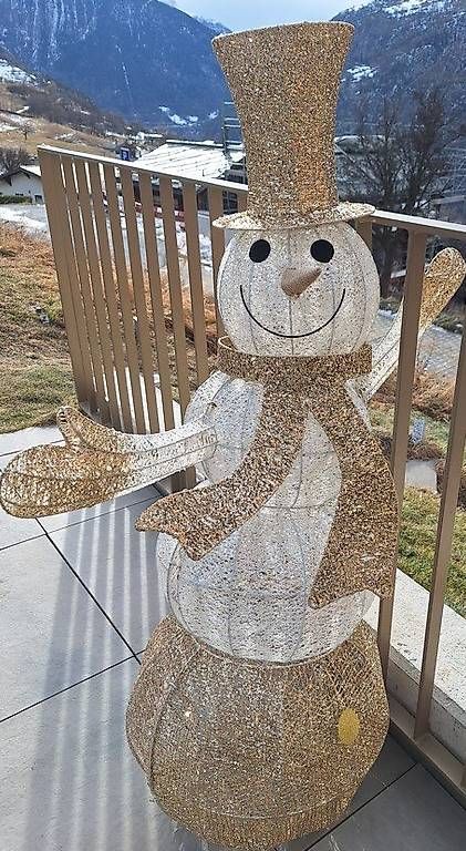 Ghirlande e barre luminose: Weihnachtsdeko Schneemann 230V – Usato da Visperterminen venduto da M1gnon