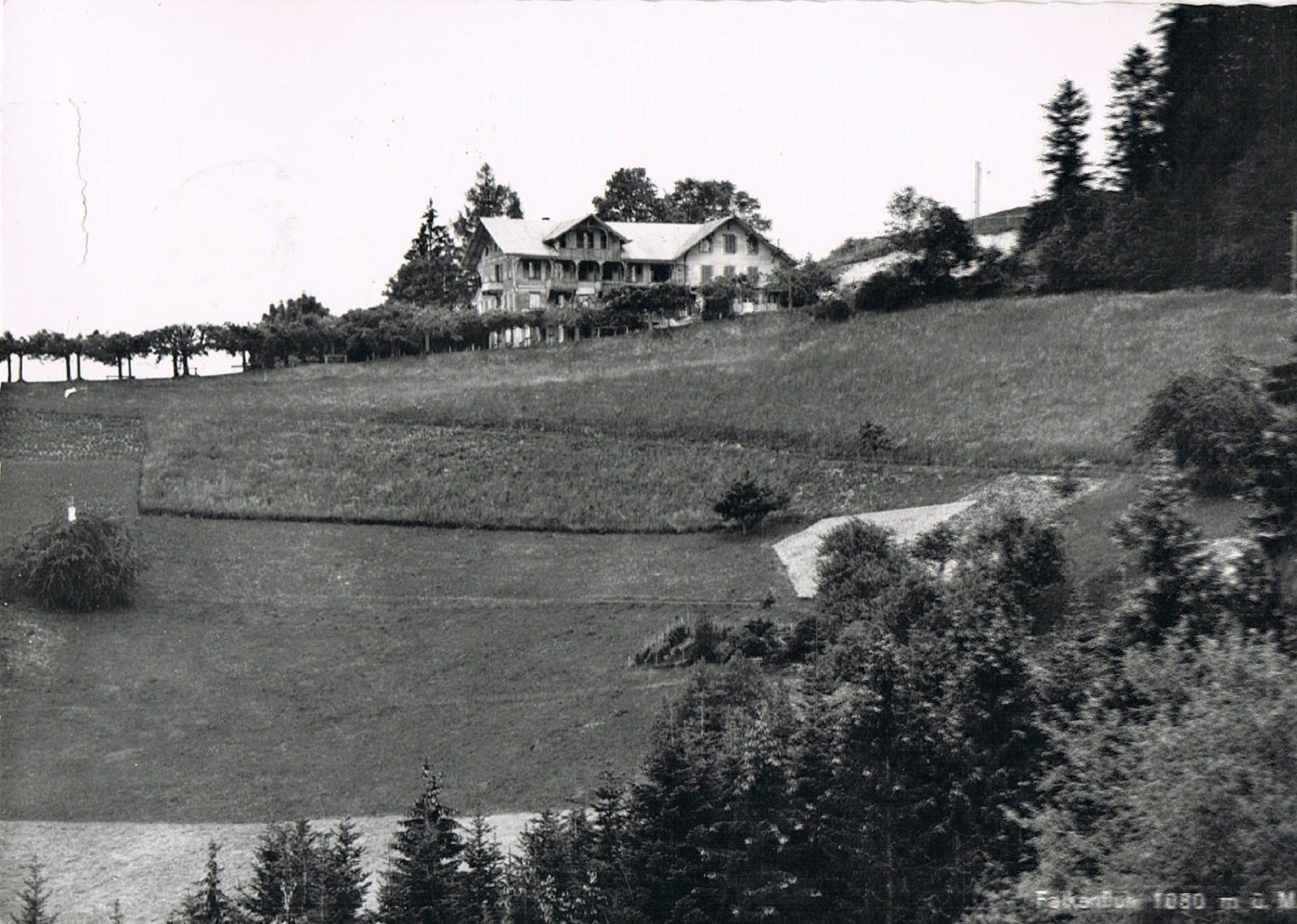 Cartoline postali: Falkenfluh bei Oberdiessbach – Usato da Buchs AG venduto da Baerfisch