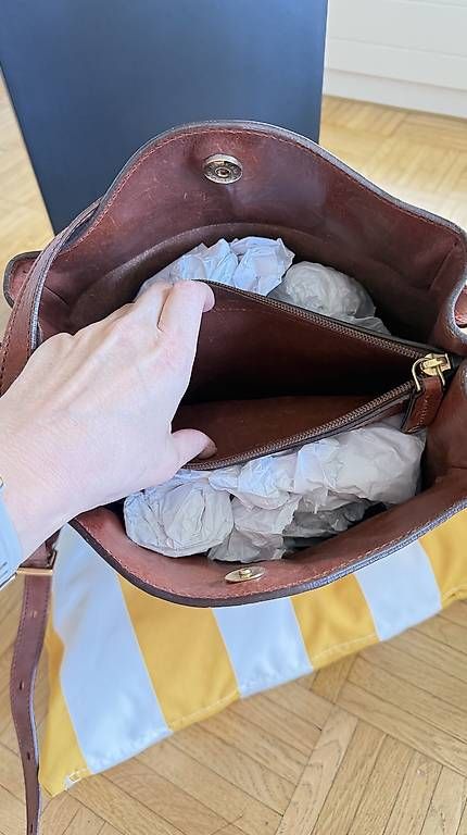 Borse da donna: THE BRIDGE Handtasche Leder Beuteltasche – Usato da Zürich venduto da jill.nadine 1