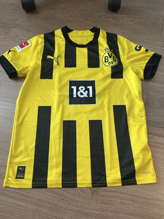 BVB Trikot Puma Moukoko 18 gelb schwarz guter Zustand