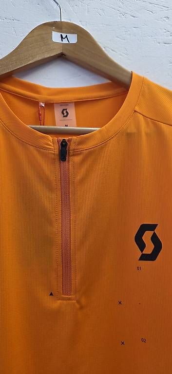 Scott Canottiere & Pantaloni: Maillot velo NEUF Scott Trail Flow Zip, M – Usato da Sugiez venduto da factorysportoutlet 2