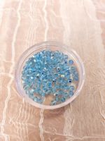 Swarovski Perlen 3mm 100 stk Aquamarin