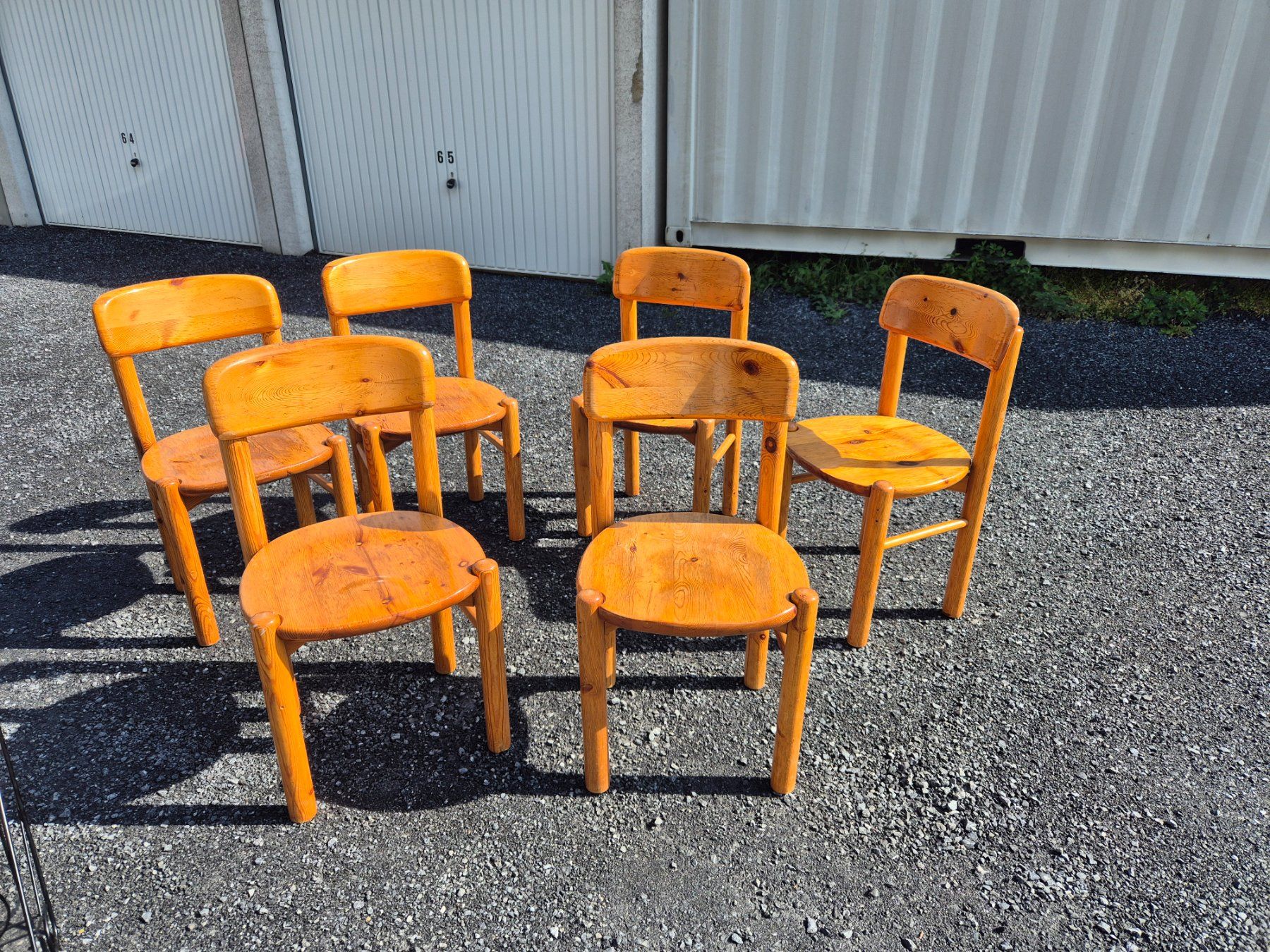 Sedie: Chaises DAUMILER, vintage, style rustique, lot de 6 – Usato da Fully venduto da tameab 2