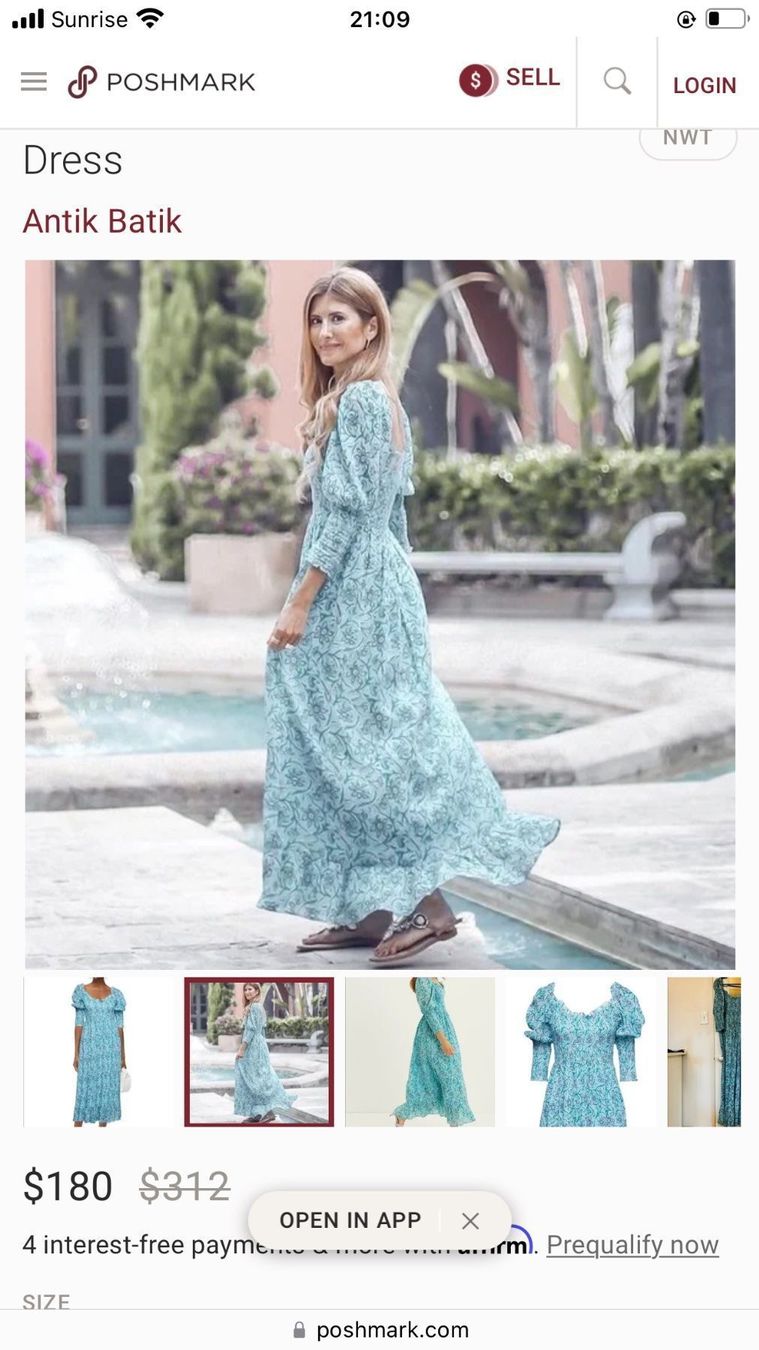 Antik Batik Vestiti: Wunderschönes Kleid Antik Batik 36 – Nuovo e nell'imballaggio originale da Zürich venduto da panka01 2