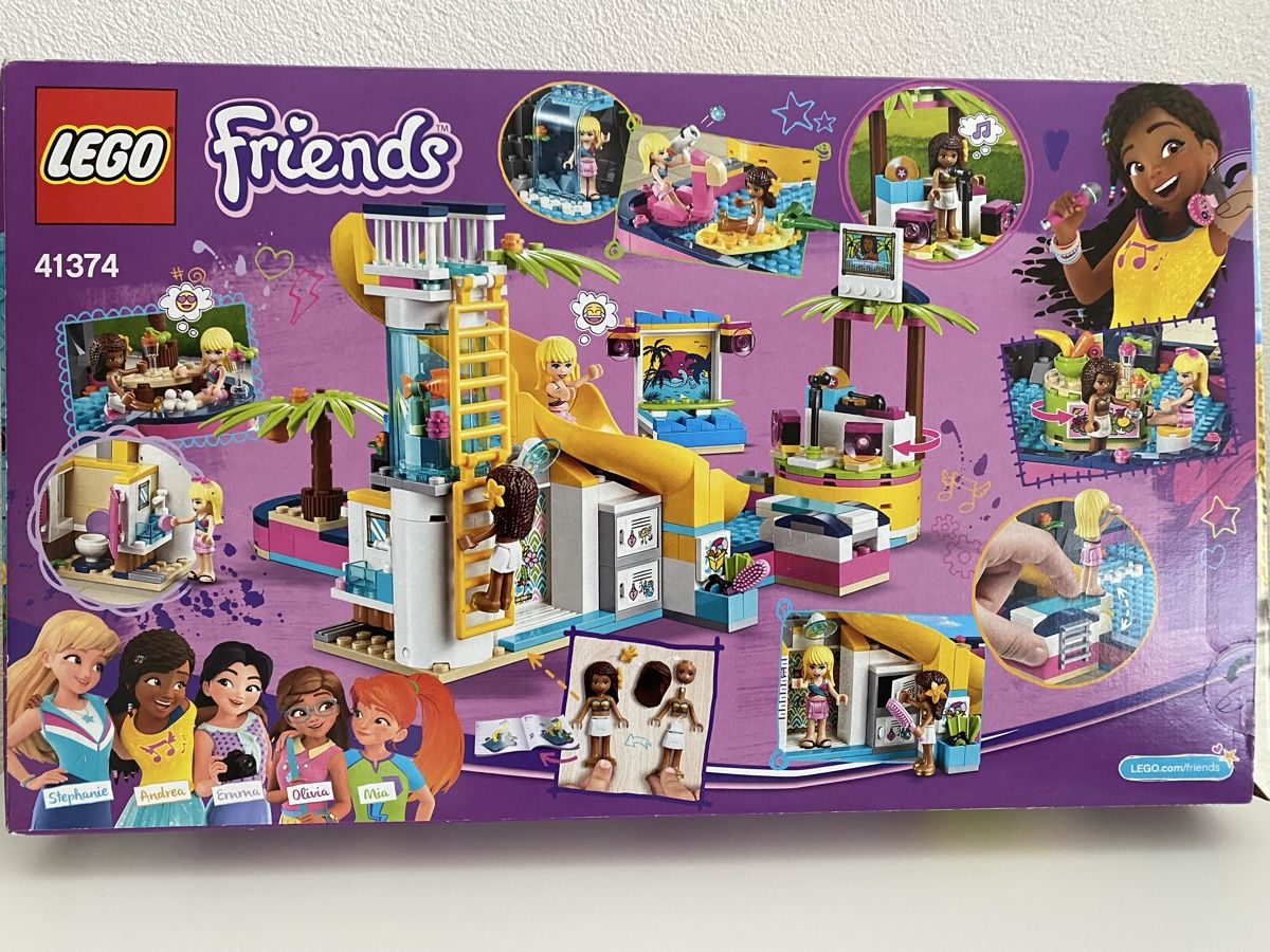 Lego Giocattoli: Lego Friends Andreas Pool-Party 41374 – Usato da Menzingen venduto da Menzingen6313 5