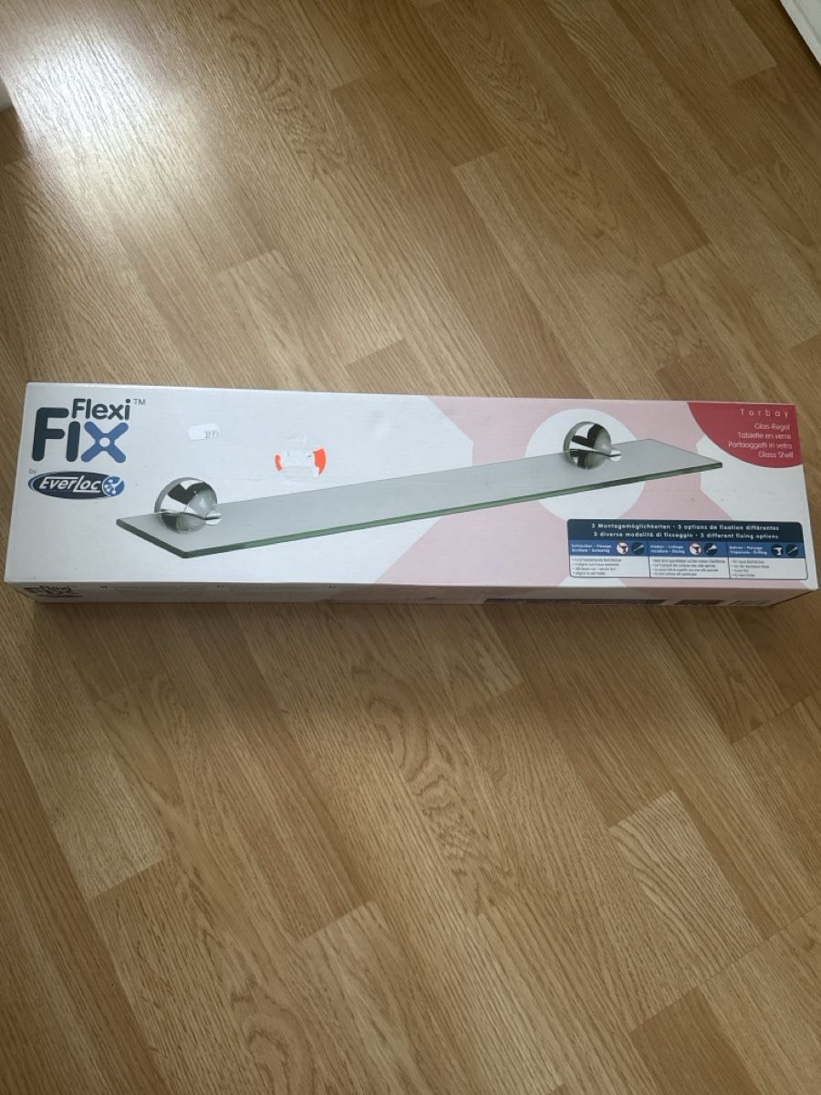 Scaffali: Flexi Fix Glass Shelf by Everloc – Nuovo (secondo la descrizione) da Holziken venduto da Simi361