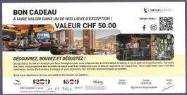 50 CHF Gutschein - MOB Restaurants - Badou Thèque und Andere