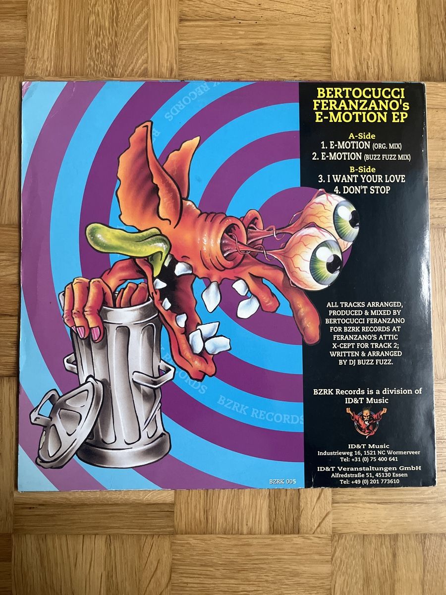 Dischi in vinile: Bertocucci Feranzano Hardcore Vinyl – Usato da Wangen b. Olten venduto da break72 1