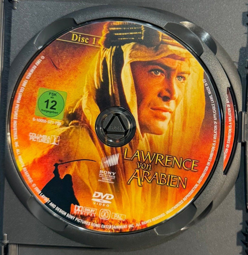 Tutti i DVDs: 2 DVDs LAWRENCE VON ARABIEN - 7 OSCARS – Usato da Wisen venduto da gigisna 1